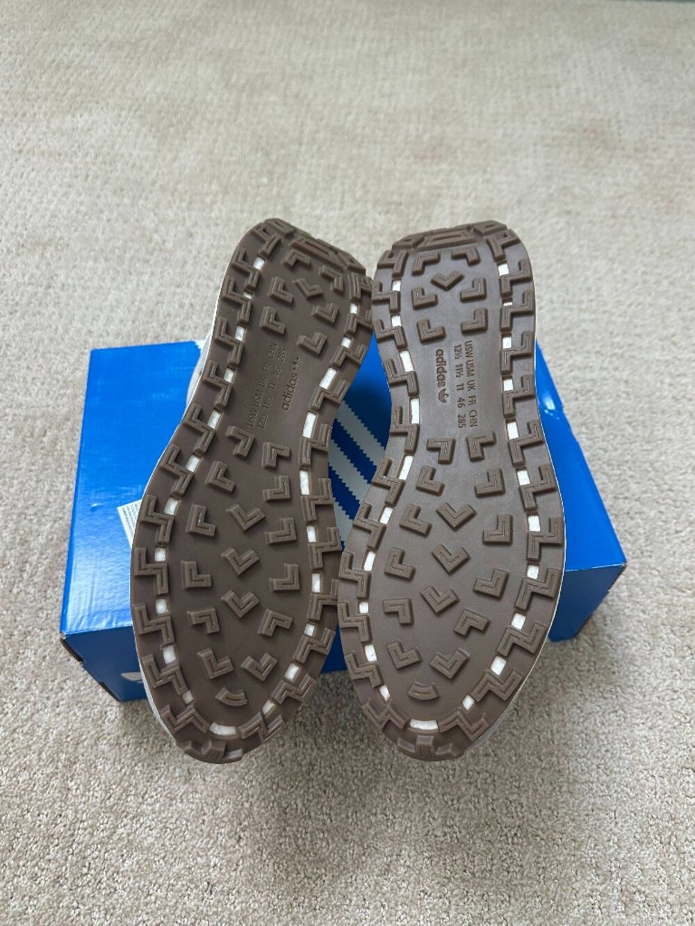 Adidas Retropy E5 Gray/White Sneakers – Men's 11.5 – New in Box - Picture 2 of 6